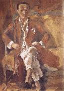 Jules Pascin Portrait of Talene France oil painting artist